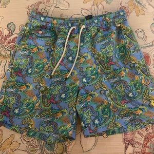 Paisley POLO Ralph Lauren Swim Trunks Size Large